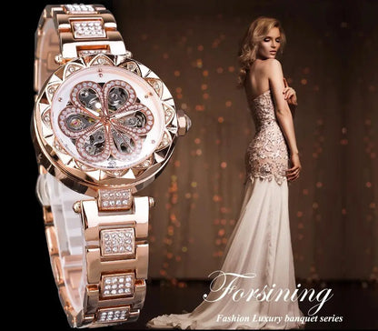 Elegance Rose Gold Watch