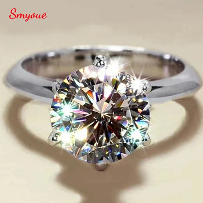 Brilliant Moissanite Solitaire Ring